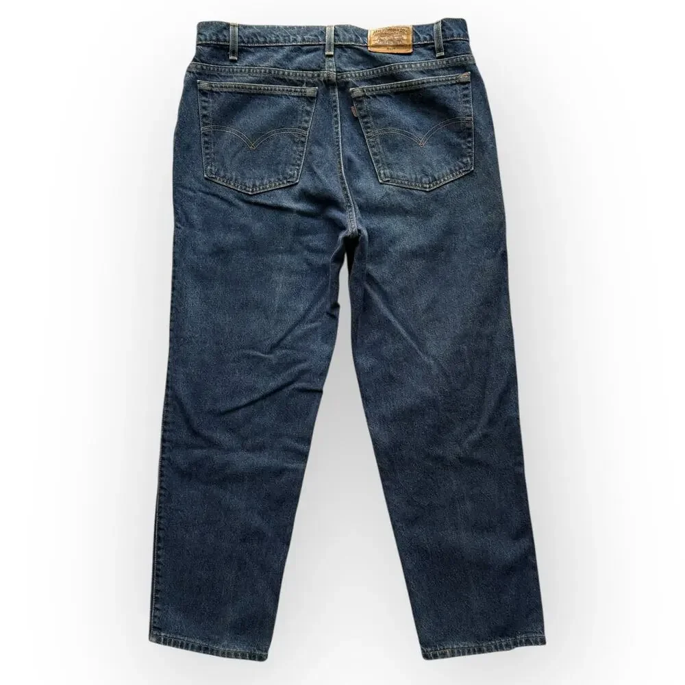 Vintage Y2K Levi's 540 Mens Blue Relaxed Fit Denim USA Straight Jeans Size 38x29